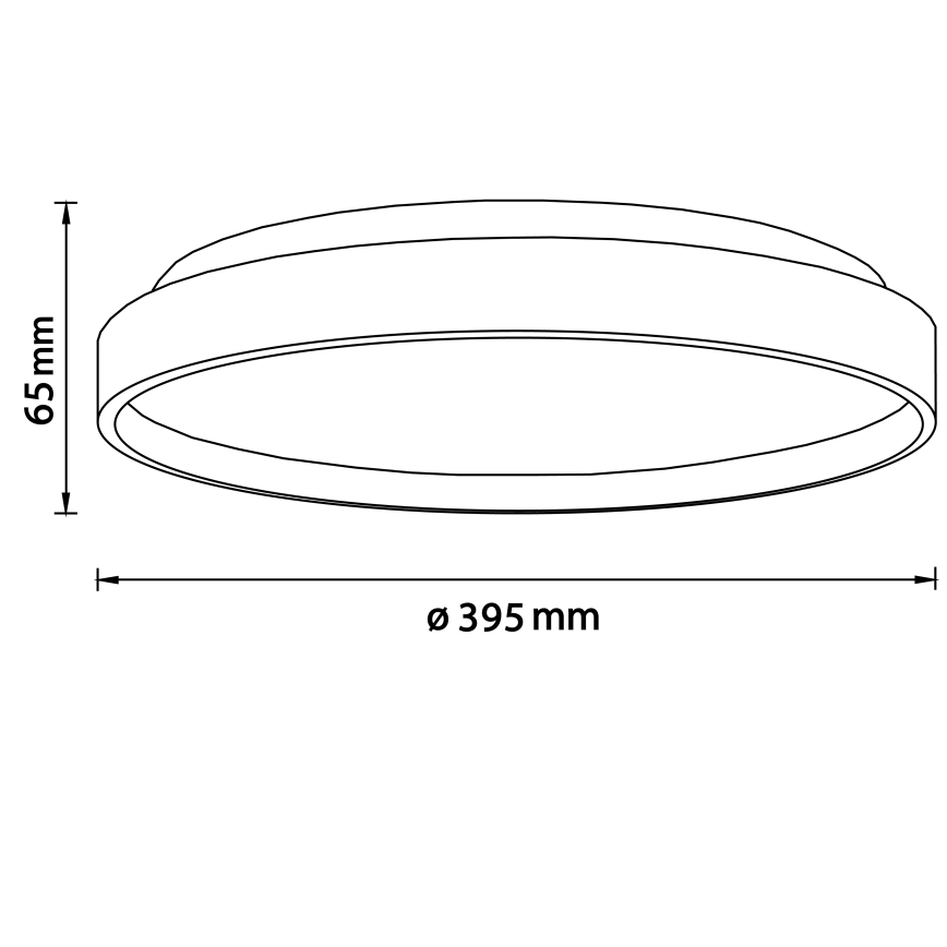 Brilliant - LED Stropní svítidlo ALSON LED/26W/230V 3000/4500K pr. 39,5 cm gumovník