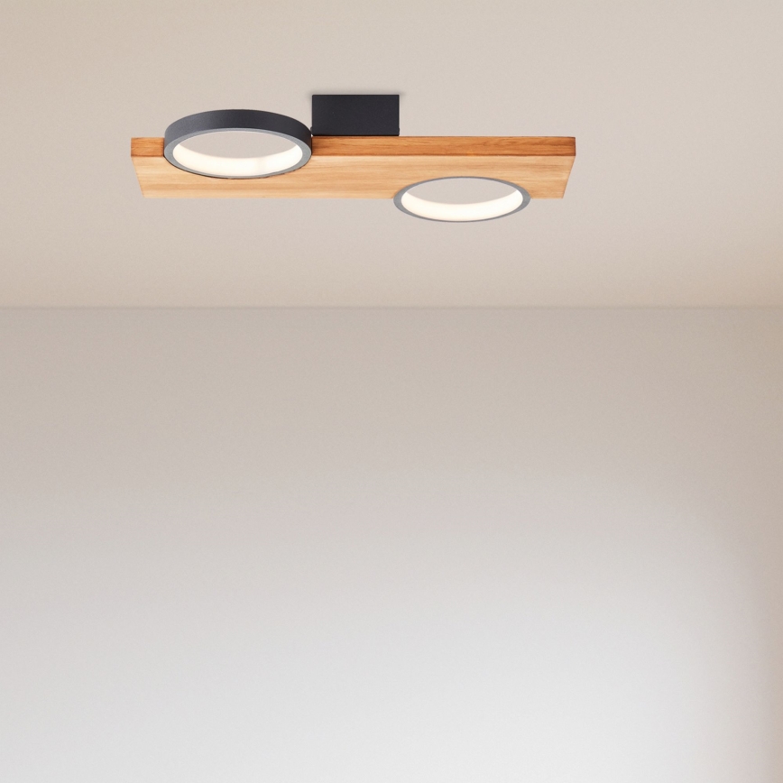 Brilliant - LED Stropní svítidlo CHEESY LED/14W/230V borovice - FSC certifikováno