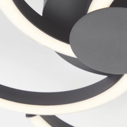 Brilliant - LED Stropní svítidlo FICO LED/22W/230V pr. 34 cm černá