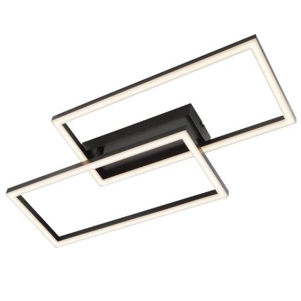 Brilliant - LED Stropní svítidlo JORVIC LED/21W/230V 29x60 cm černá