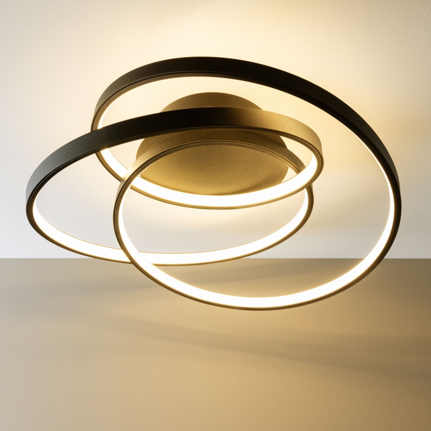 Brilliant - LED Stropní svítidlo LABYRINTH LED/40W/230V pr. 39,5 cm černá