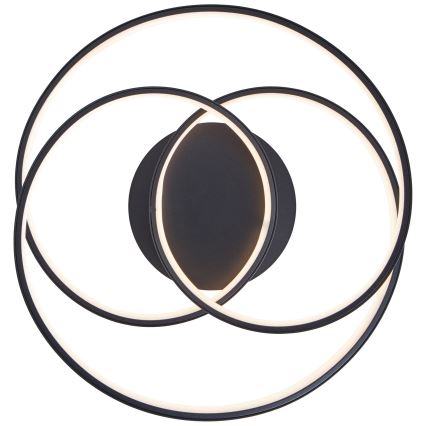 Brilliant - LED Stropní svítidlo LABYRINTH LED/40W/230V pr. 39,5 cm černá