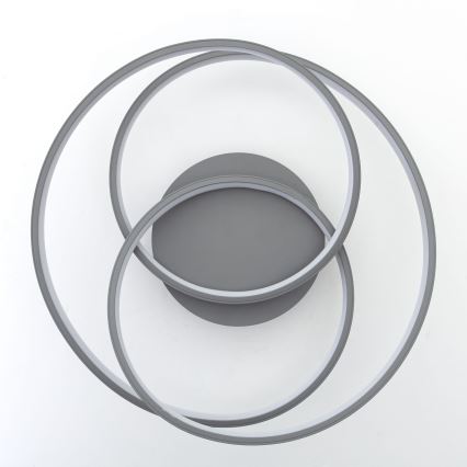 Brilliant - LED Stropní svítidlo LABYRINTH LED/40W/230V pr. 39,5 cm šedá