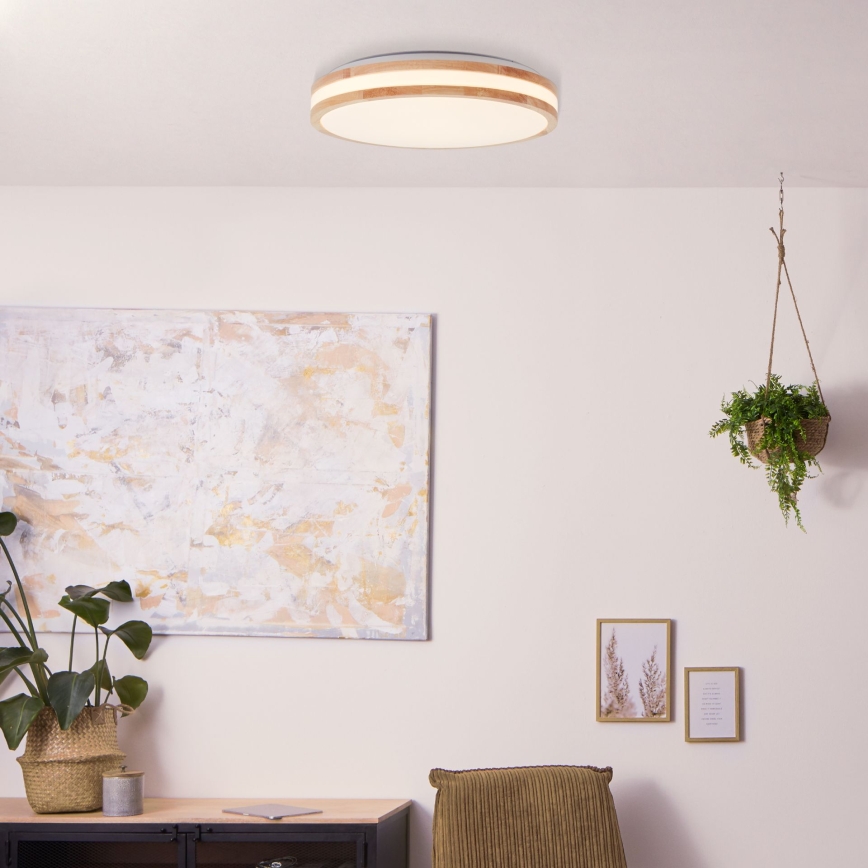 Brilliant - LED Stropní svítidlo LASKOS LED/22W/230V pr. 38 cm gumovník