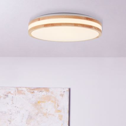 Brilliant - LED Stropní svítidlo LASKOS LED/22W/230V pr. 38 cm gumovník