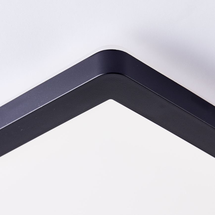 Brilliant - LED Stropní svítidlo MILTON LED/24W/230V 42x42 cm černá
