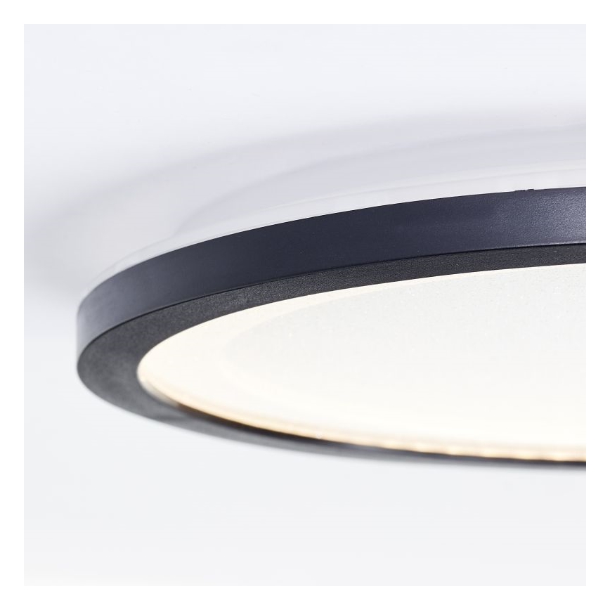 Brilliant - LED Stropní svítidlo MOSAKO LED/16W/230V 3000K pr. 25 cm černá