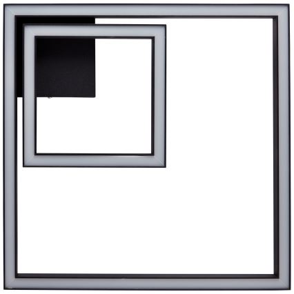 Brilliant - LED Stropní svítidlo QUON LED/24W/230V 3000K 40x40 cm černá
