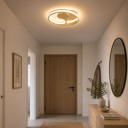 Brilliant - LED Stropní svítidlo REVOLA LED/33W/230V 3000/4000/6500K pr. 40 cm béžová