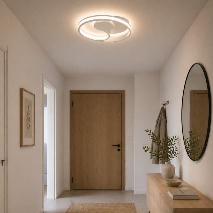 Brilliant - LED Stropní svítidlo REVOLA LED/33W/230V 3000/4000/6500K pr. 40 cm bílá