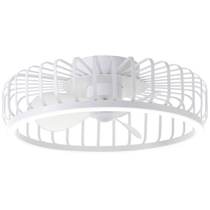 Brilliant - LED Stmívatelné stropní svítidlo s ventilátorem CAPO LED/36W/230V 2700-6500K pr. 48 cm bílá + dálkové ovládání