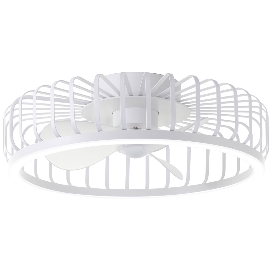 Brilliant - LED Stmívatelné stropní svítidlo s ventilátorem CAPO LED/36W/230V 2700-6500K pr. 48 cm bílá + dálkové ovládání