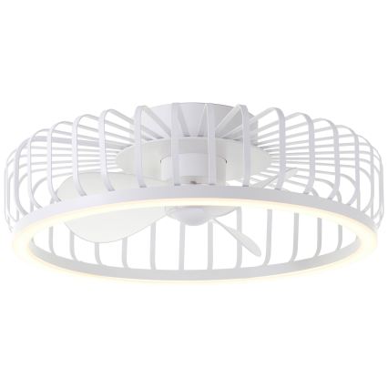 Brilliant - LED Stmívatelné stropní svítidlo s ventilátorem CAPO LED/36W/230V 2700-6500K pr. 48 cm bílá + dálkové ovládání