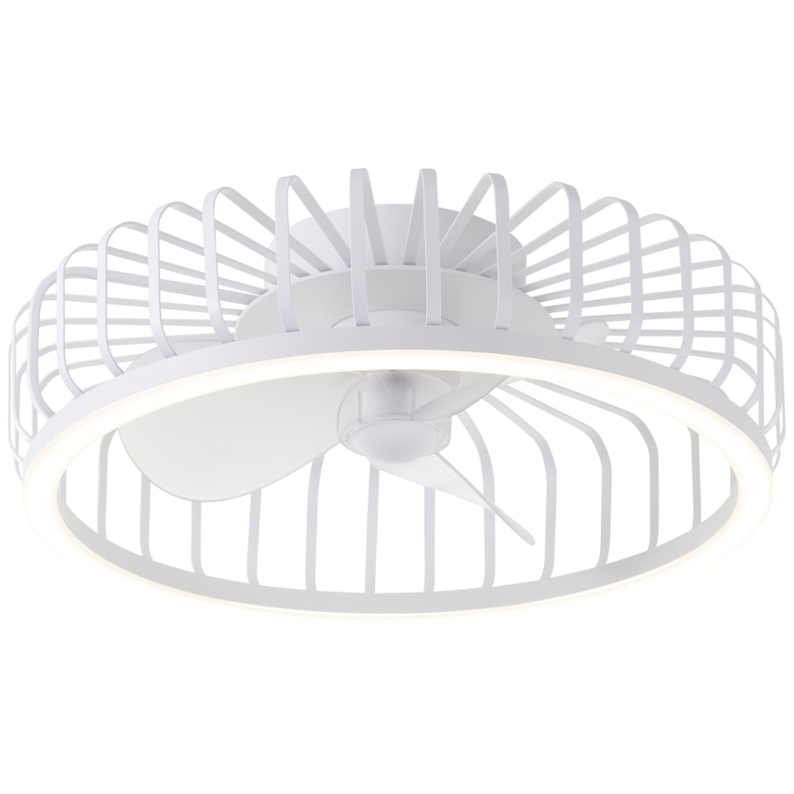 Brilliant - LED Stmívatelné stropní svítidlo s ventilátorem CAPO LED/36W/230V 2700-6500K pr. 48 cm bílá + dálkové ovládání