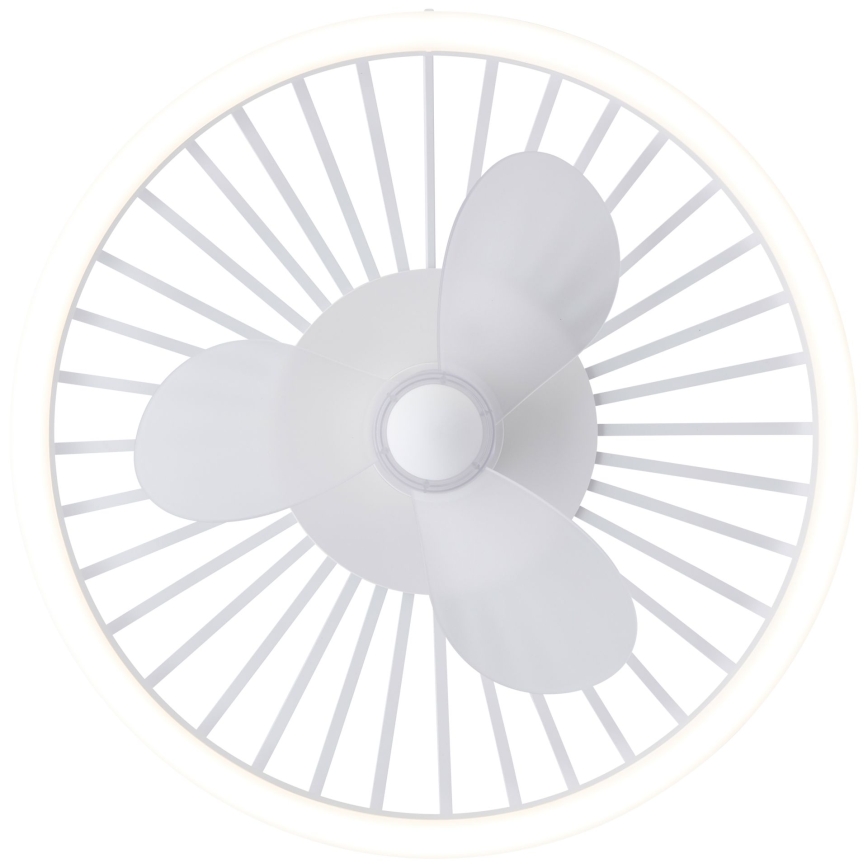 Brilliant - LED Stmívatelné stropní svítidlo s ventilátorem CAPO LED/36W/230V 2700-6500K pr. 48 cm bílá + dálkové ovládání