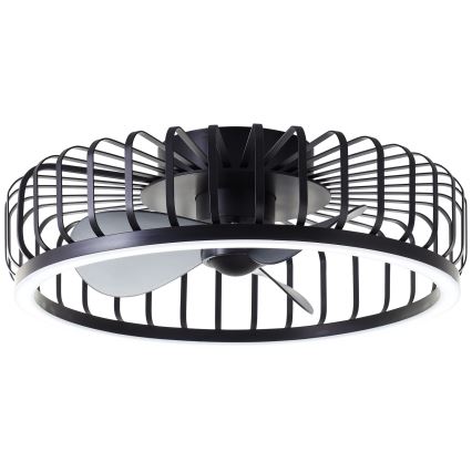 Brilliant - LED Stmívatelné stropní svítidlo s ventilátorem CAPO LED/36W/230V 2700-6500K pr. 48 cm černá + dálkové ovládání