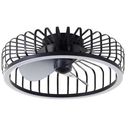 Brilliant - LED Stmívatelné stropní svítidlo s ventilátorem CAPO LED/36W/230V 2700-6500K pr. 48 cm černá + dálkové ovládání