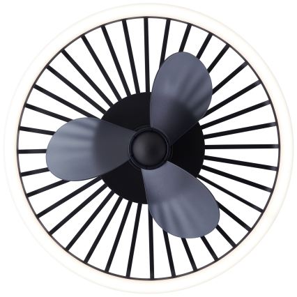 Brilliant - LED Stmívatelné stropní svítidlo s ventilátorem CAPO LED/36W/230V 2700-6500K pr. 48 cm černá + dálkové ovládání