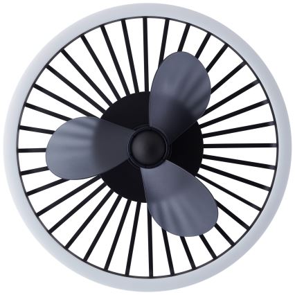 Brilliant - LED Stmívatelné stropní svítidlo s ventilátorem CAPO LED/36W/230V 2700-6500K pr. 48 cm černá + dálkové ovládání