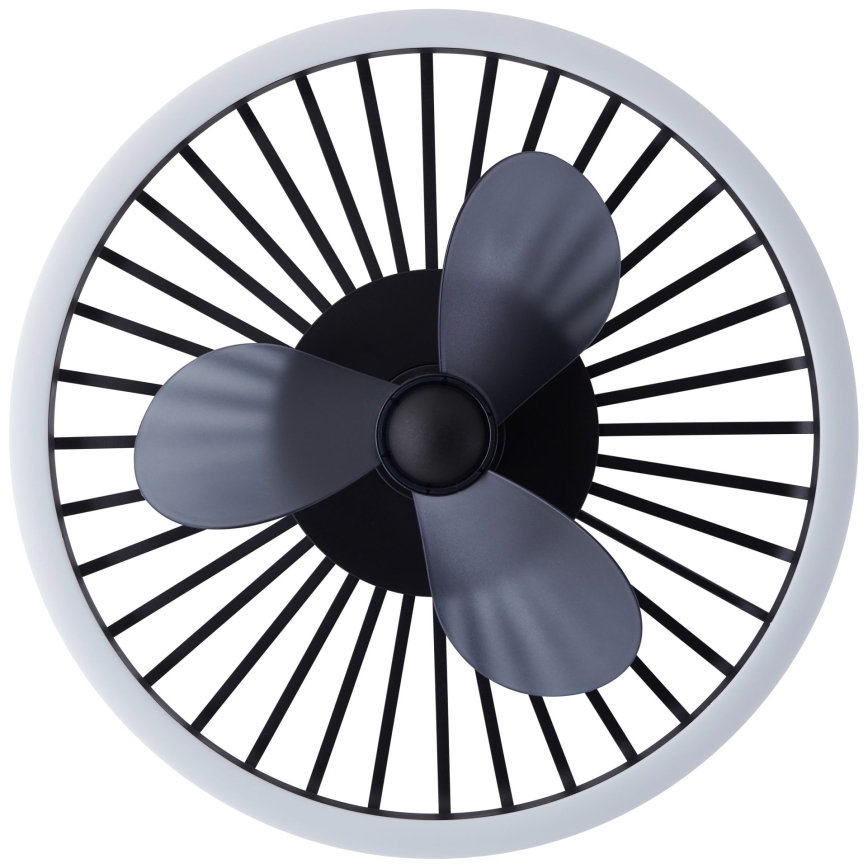 Brilliant - LED Stmívatelné stropní svítidlo s ventilátorem CAPO LED/36W/230V 2700-6500K pr. 48 cm černá + dálkové ovládání