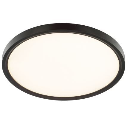 Brilliant - LED Stropní svítidlo se senzorem pohybu a soumraku GALO LED/26W/230V pr. 40 cm černá