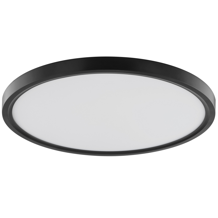 Brilliant - LED Stropní svítidlo se senzorem pohybu a soumraku GALO LED/26W/230V pr. 40 cm černá