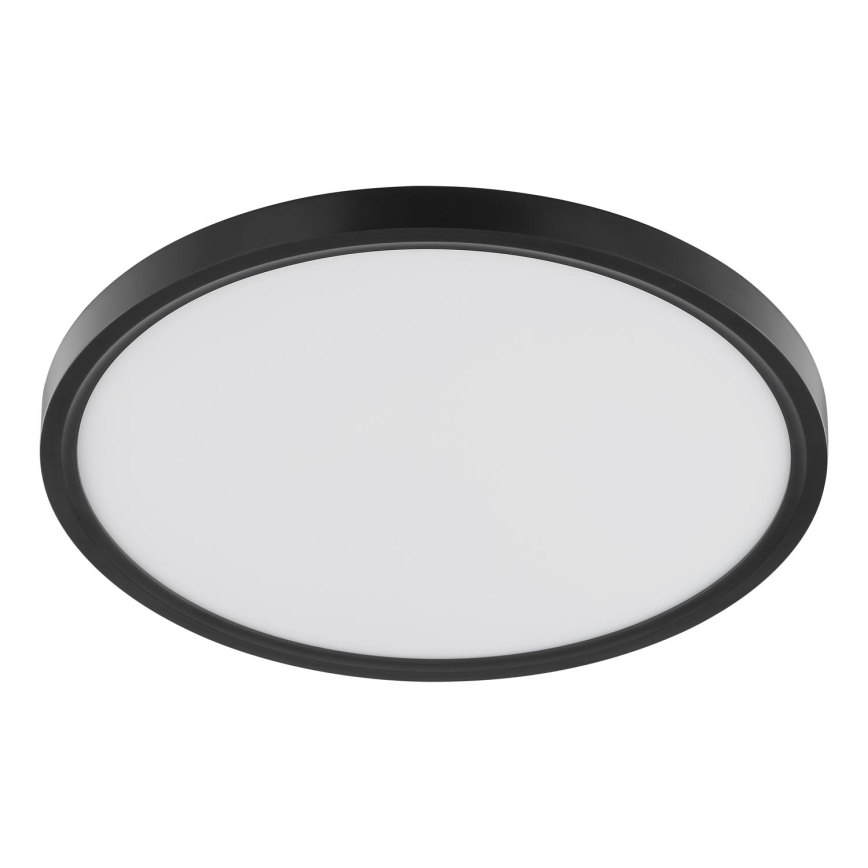 Brilliant - LED Stropní svítidlo se senzorem pohybu a soumraku GALO LED/26W/230V pr. 40 cm černá