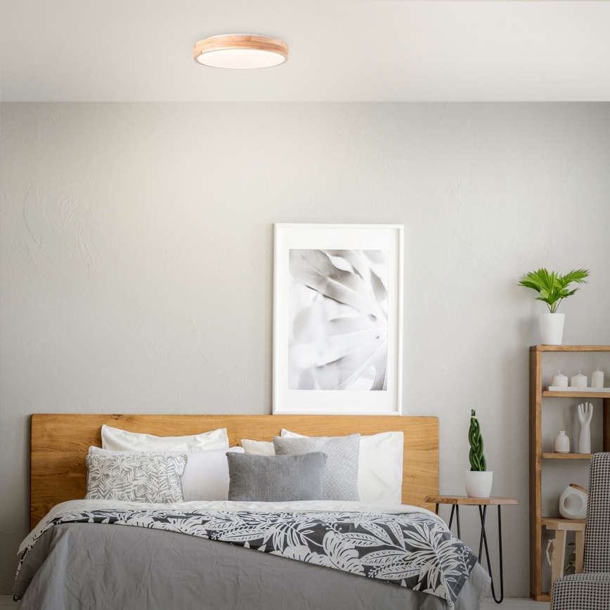 Brilliant - LED Stropní svítidlo SLIMLINE LED/24W/230V pr. 34,5 cm gumovník