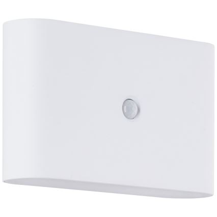 Brilliant - LED Venkovní nabíjecí nástěnné svítidlo se senzorem XINO LED/3W/5V IP44 bílá