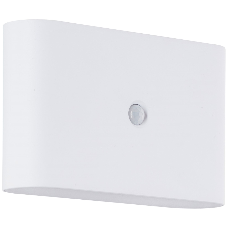Brilliant - LED Venkovní nabíjecí nástěnné svítidlo se senzorem XINO LED/3W/5V IP44 bílá