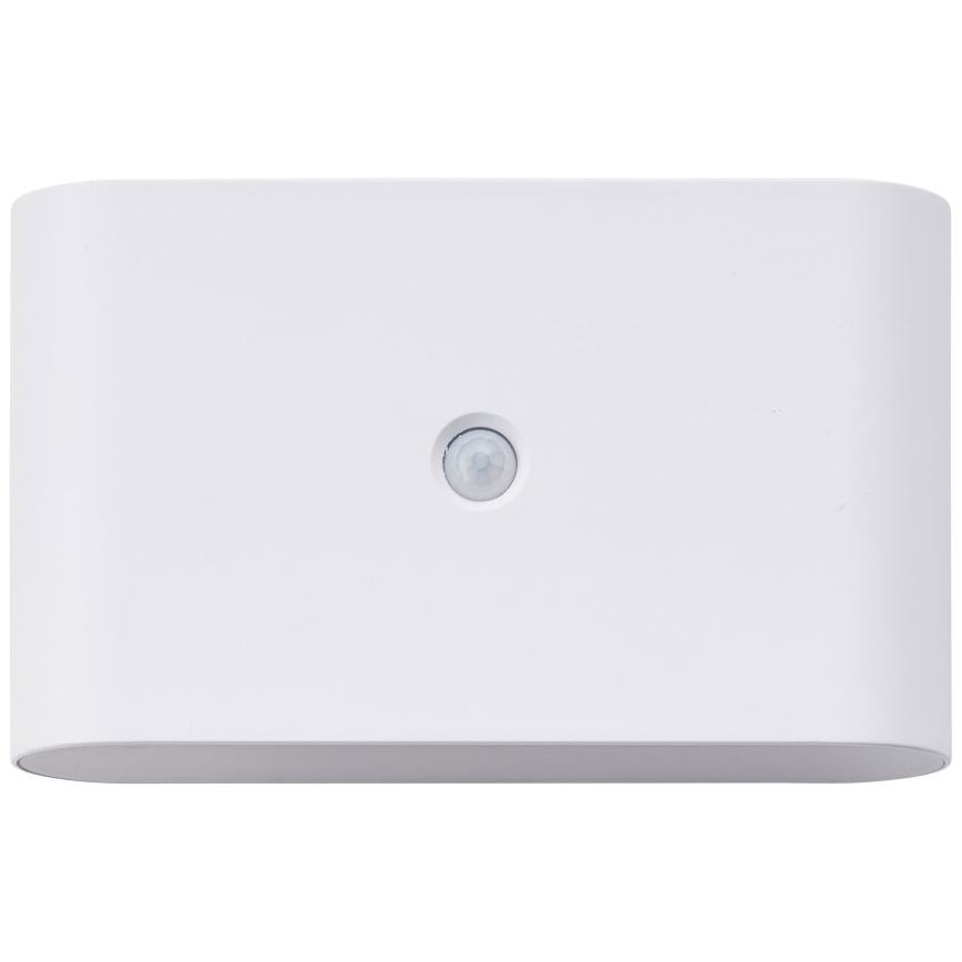 Brilliant - LED Venkovní nabíjecí nástěnné svítidlo se senzorem XINO LED/3W/5V IP44 bílá