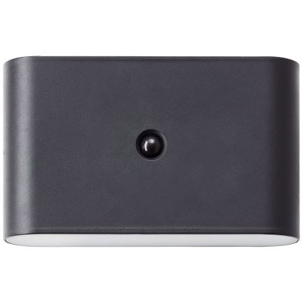 Brilliant - LED Venkovní nabíjecí nástěnné svítidlo se senzorem XINO LED/3W/5V IP44 černá
