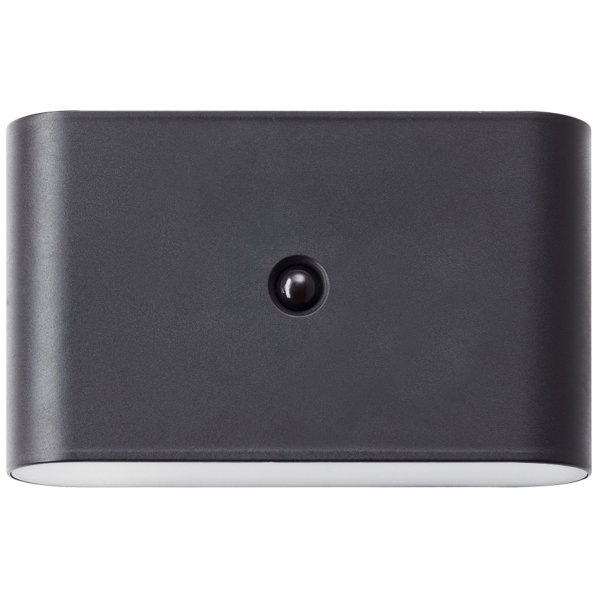 Brilliant - LED Venkovní nabíjecí nástěnné svítidlo se senzorem XINO LED/3W/5V IP44 černá