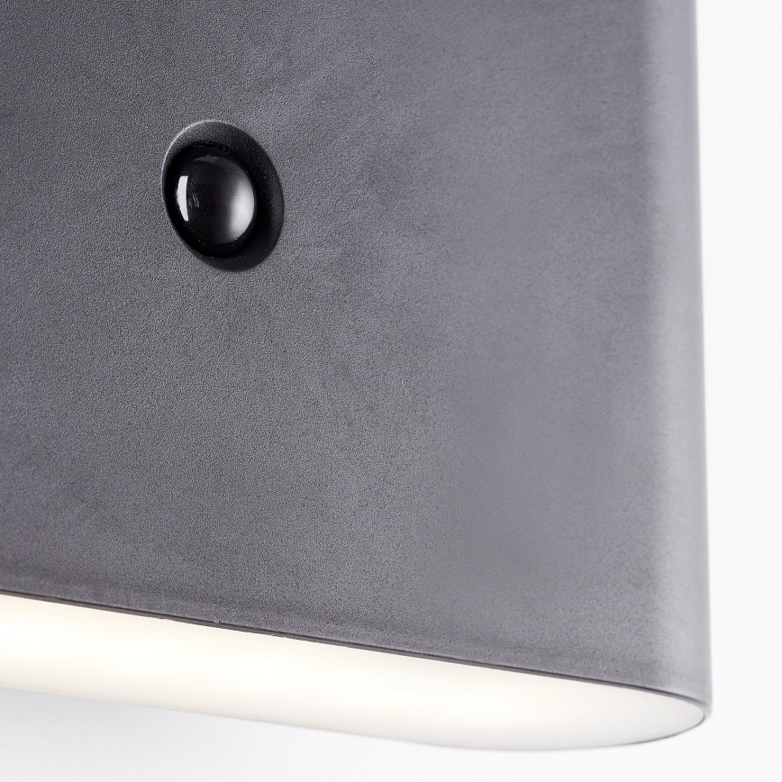 Brilliant - LED Venkovní nabíjecí nástěnné svítidlo se senzorem XINO LED/3W/5V IP44 černá