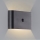 Brilliant - LED Venkovní nabíjecí nástěnné svítidlo se senzorem XINO LED/3W/5V IP44 černá