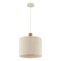 Brilliant - Lustr na lanku ARLO 1xE27/20W/230V pr. 35 cm krémová
