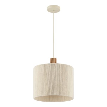 Brilliant - Lustr na lanku ARLO 1xE27/20W/230V pr. 35 cm krémová