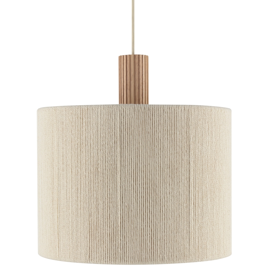 Brilliant - Lustr na lanku ARLO 1xE27/20W/230V pr. 35 cm krémová