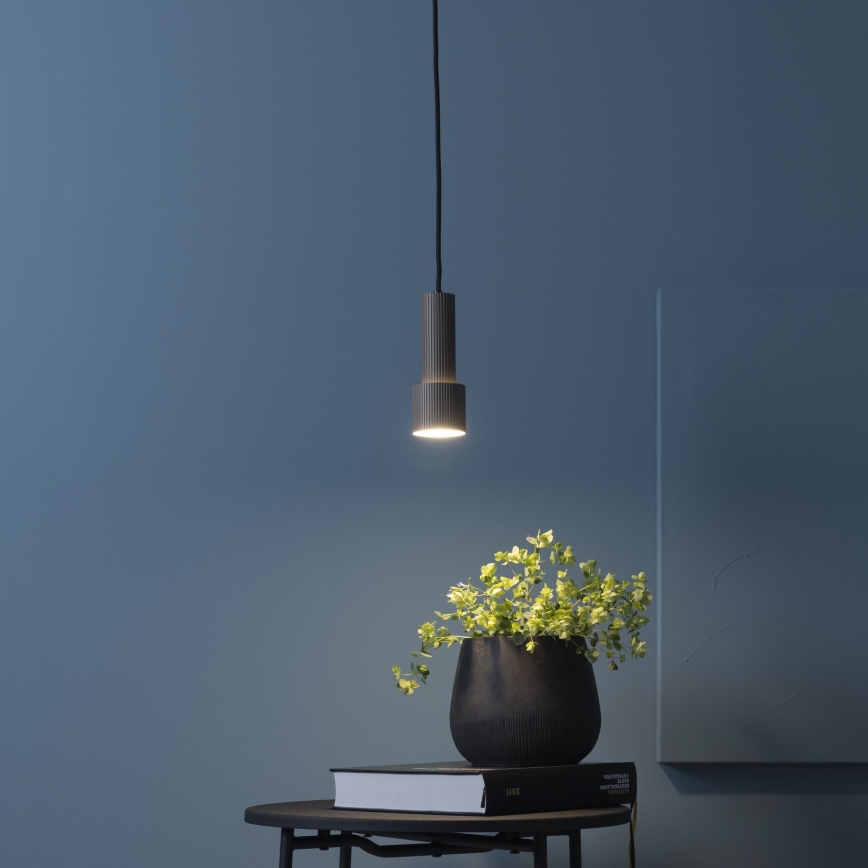 Brilliant - Lustr na lanku CADIZ 1xGU10/10W/230V pr. 12,5 cm bronzová