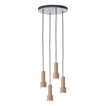 Brilliant - Lustr na lanku CADIZ 4xGU10/10W/230V pr. 35 cm bronzová