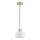 Brilliant - Lustr na lanku FANNY 1xE27/20W/230V pr. 22 cm mosaz