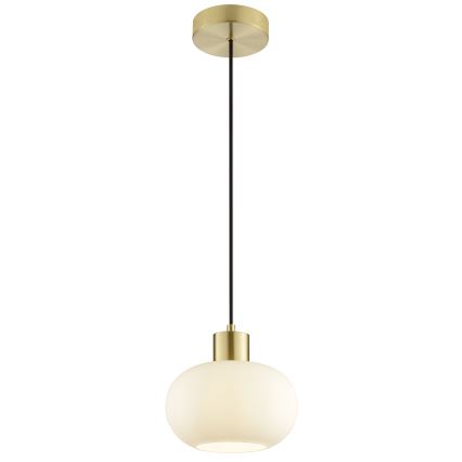 Brilliant - Lustr na lanku FANNY 1xE27/20W/230V pr. 22 cm mosaz