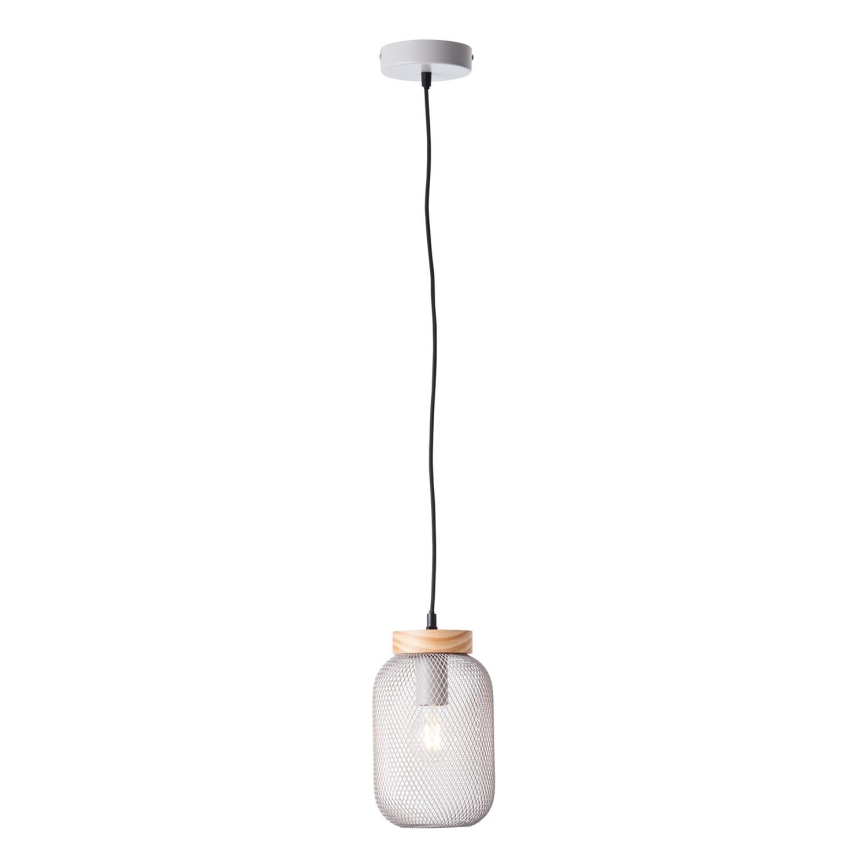 Brilliant - Lustr na lanku GIADA 1xE27/40W/230V pr. 16 cm šedá