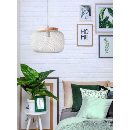 Brilliant - Lustr na lanku GIADA 1xE27/40W/230V pr. 39 cm šedá