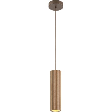 Brilliant - Lustr na lanku LAKEWOOD 1xGU10/10W/230V pr. 10 cm hnědá