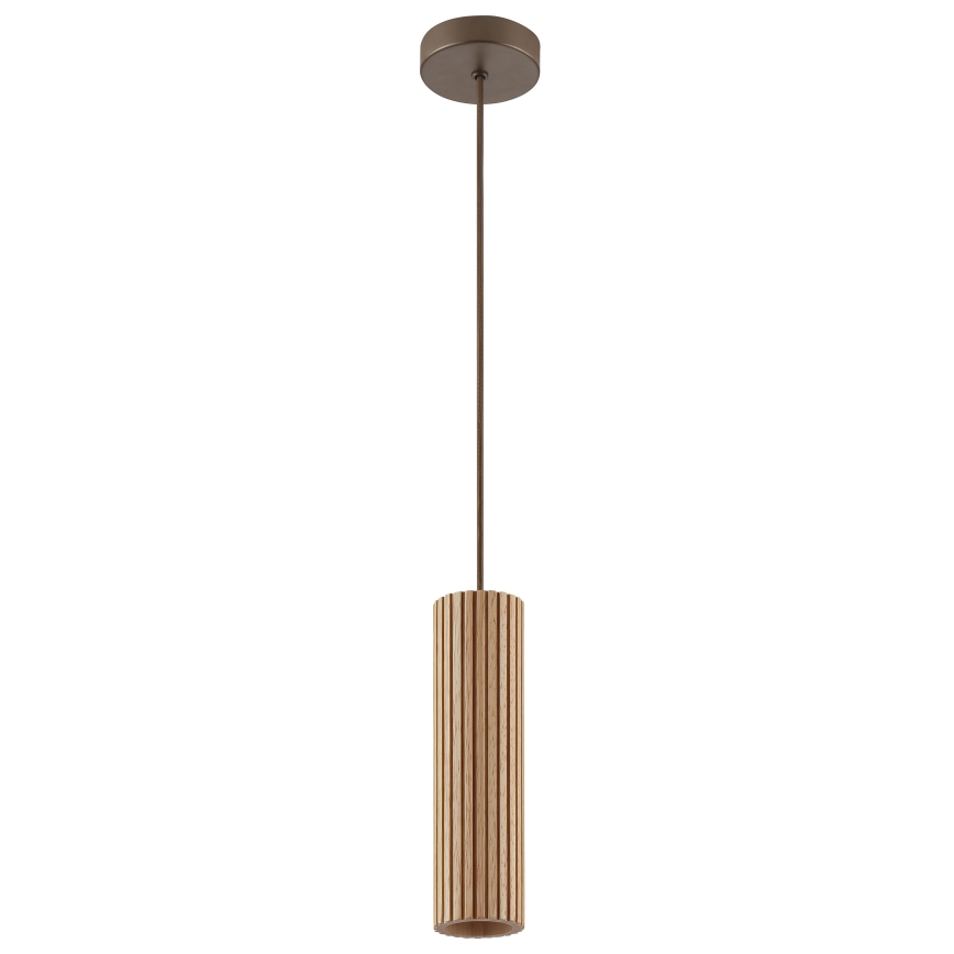 Brilliant - Lustr na lanku LAKEWOOD 1xGU10/10W/230V pr. 10 cm hnědá