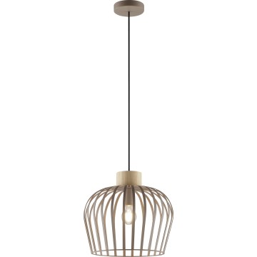 Brilliant - Lustr na lanku NORDIC CAGE 1xE27/20W/230V pr. 35 cm béžová