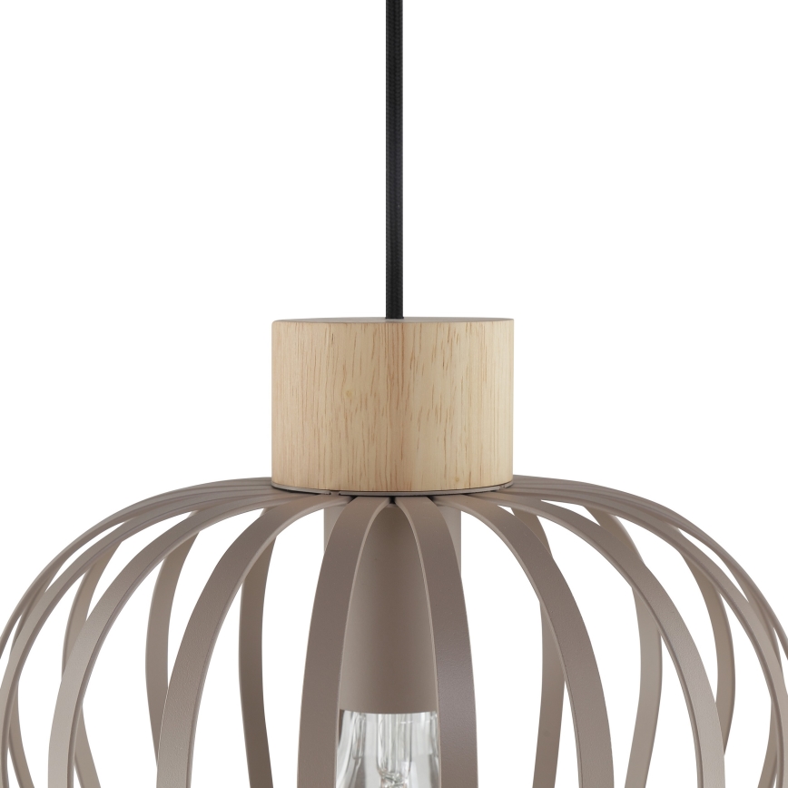 Brilliant - Lustr na lanku NORDIC CAGE 3xE27/20W/230V béžová