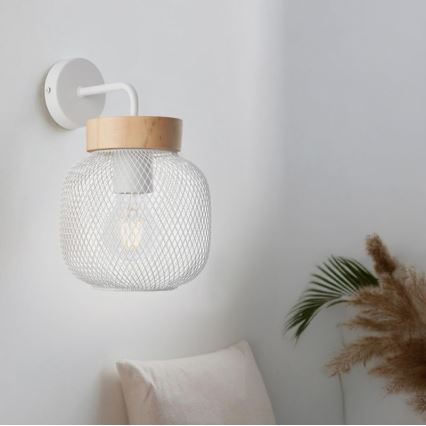 Brilliant - Nástěnná lampa GIADA 1xE27/40W/230V bílá
