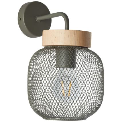 Brilliant - Nástěnná lampa GIADA 1xE27/40W/230V zelená